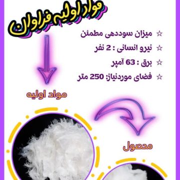 راه اندازی خط تولید الیاف از فلامنت و سر نخ