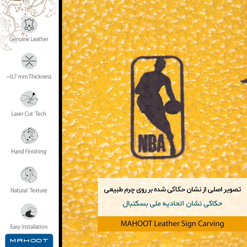 برچسب پوششی ماهوت مدل ML-NBA مناسب برای گوشی موبایل جی ال ایکس M1