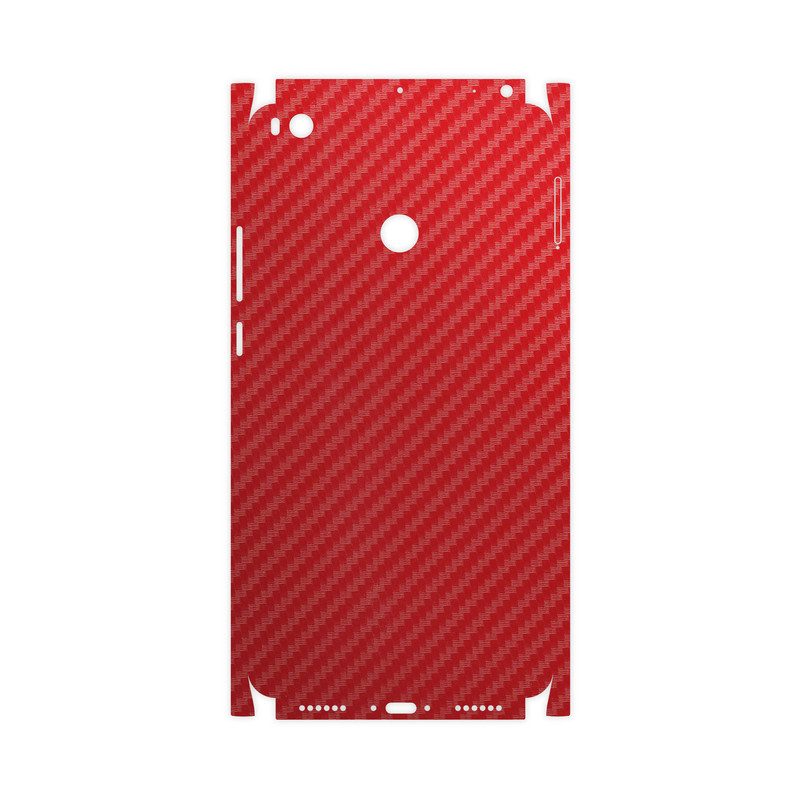 برچسب پوششی ماهوت مدل Red-Fiber-FullSkin مناسب برای گوشی موبایل شیائومی Mi Max 2